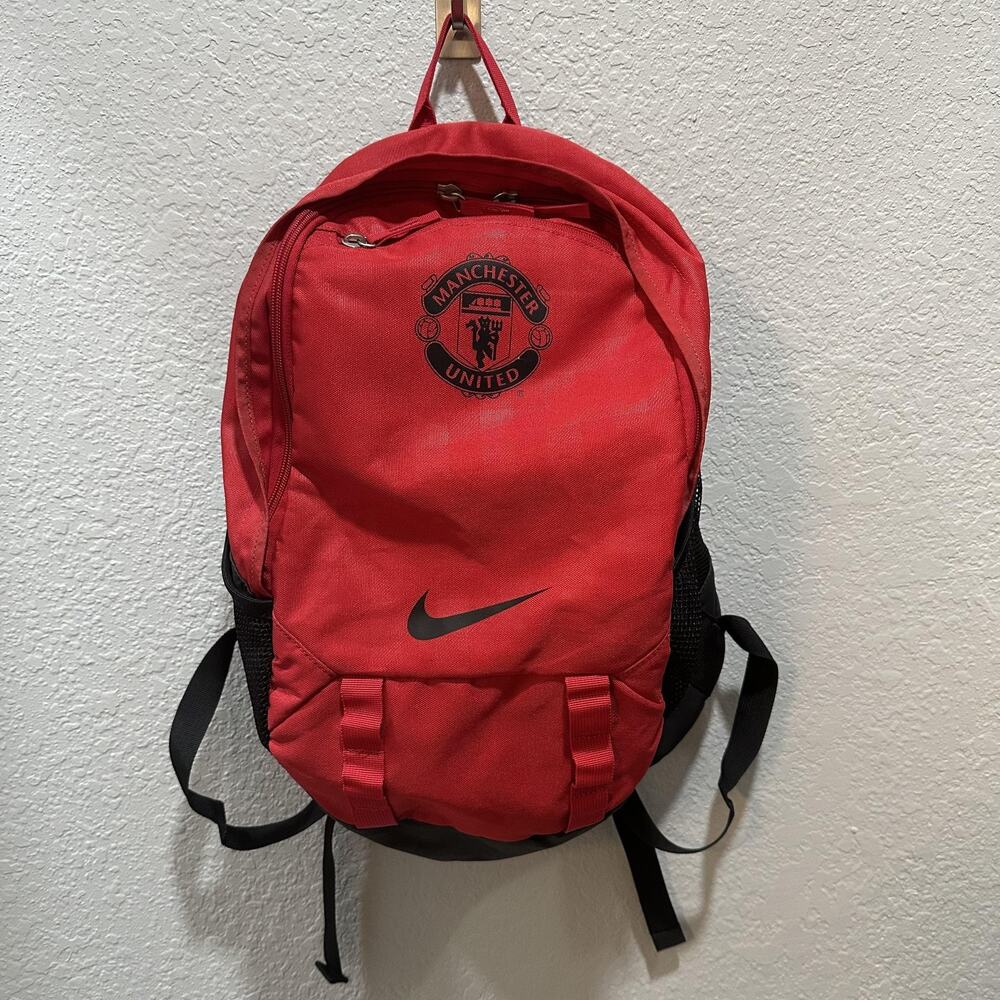 Nike Manchester United Allegiance Backpack Red Premier League Soccer Football